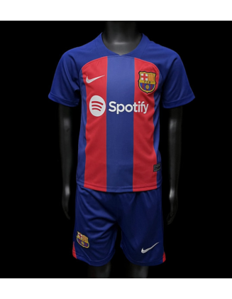 Barcelone Home Football Jersey For Kids 23/24