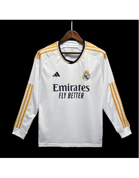 Real Madrid Home Jersey 23/24 long sleeve