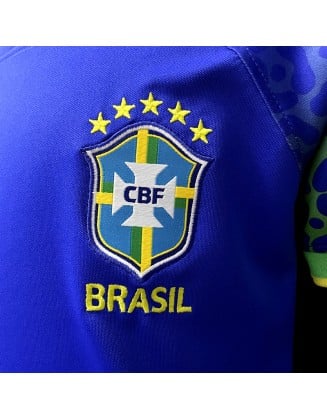 Brazil Away Jerseys 2022 Kids