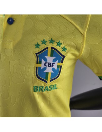 Brazil Home Jerseys 2022 Kids