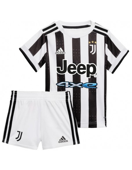  Juventus Home Football Shirt 2021-2022 For Kids