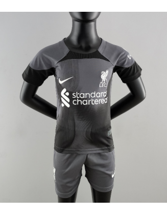 2022-2023 Liverpool goalkeeper Shirt For Kids