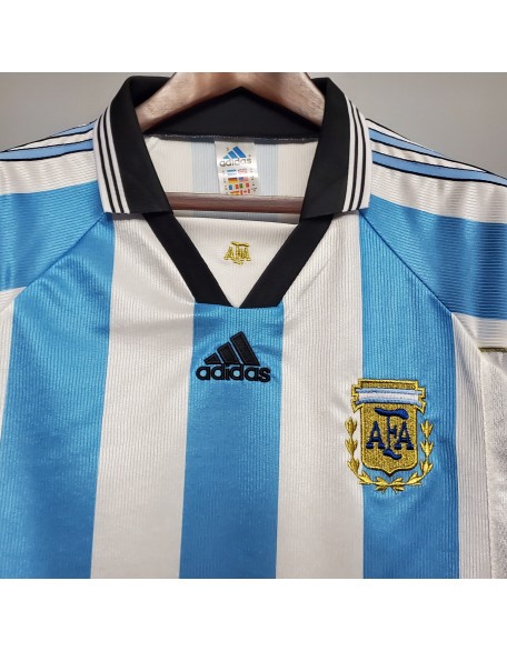 Argentina Home Jerseys 1998 Retro