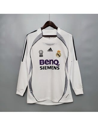 Real Madrid Jersey 06/07 Retro Long sleeve