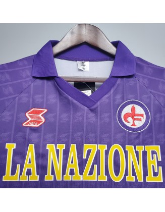 Florence Home Jersey 89/90 Retro