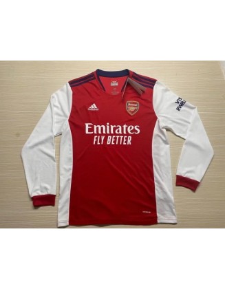 2021-2022 Arsenal Home Football Jersey long sleeves