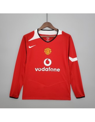 Manchester United Jersey 04/06 Retro long sleeve