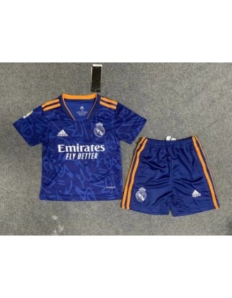2021/2022 Real Madrid Away Football Jersey For Kids 