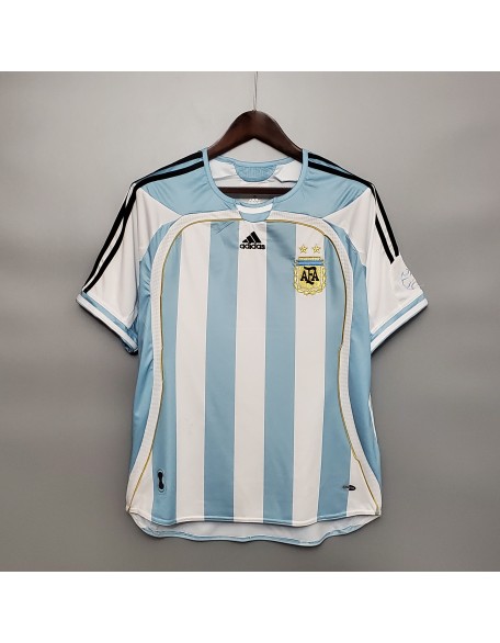 Argentina Home Jerseys 2006 Retro 